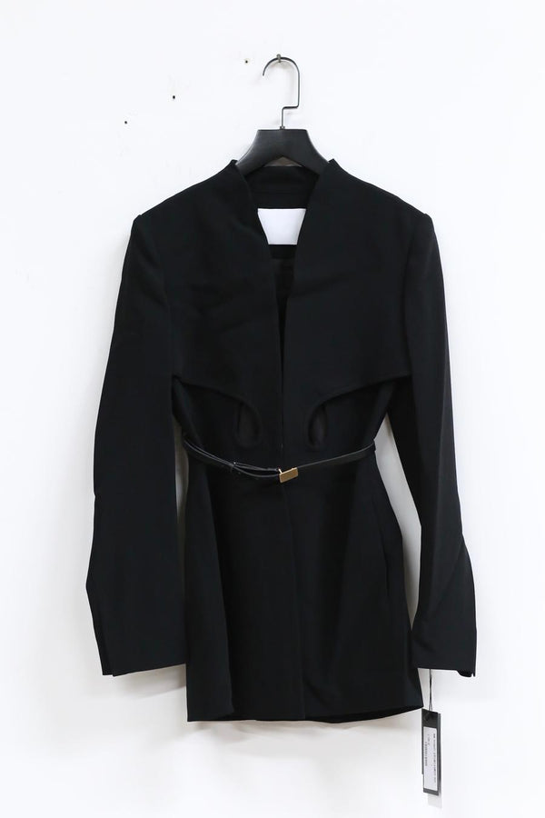 mame kurogouchi belt collarless jacket MM22SS JK022